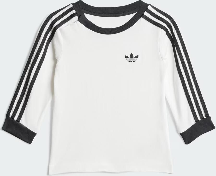 Adidas Originals Firebird T-Shirt Denim Bottoms Set Infant Wit - Foto 2
