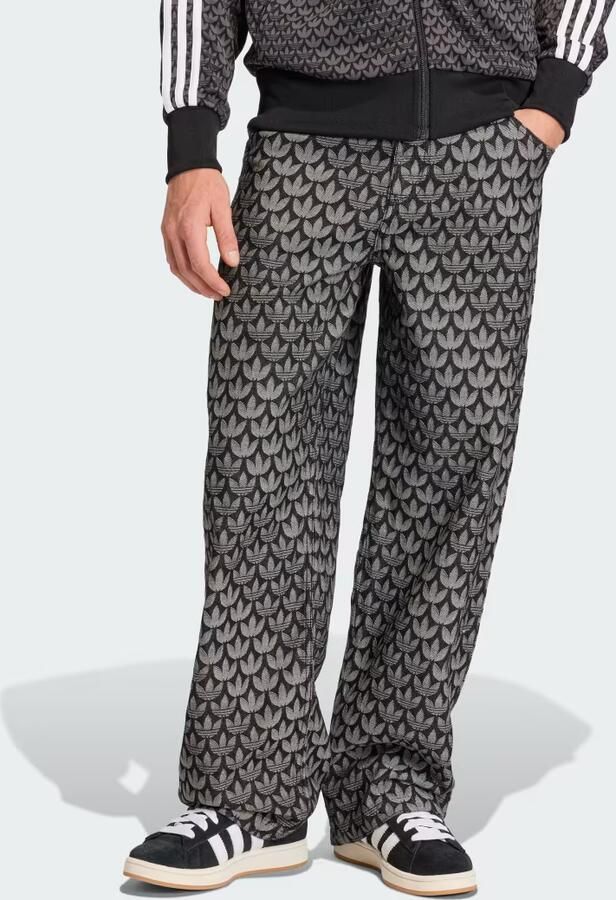Adidas DENIM LOOSE-FIT MONOGRAM BROEK
