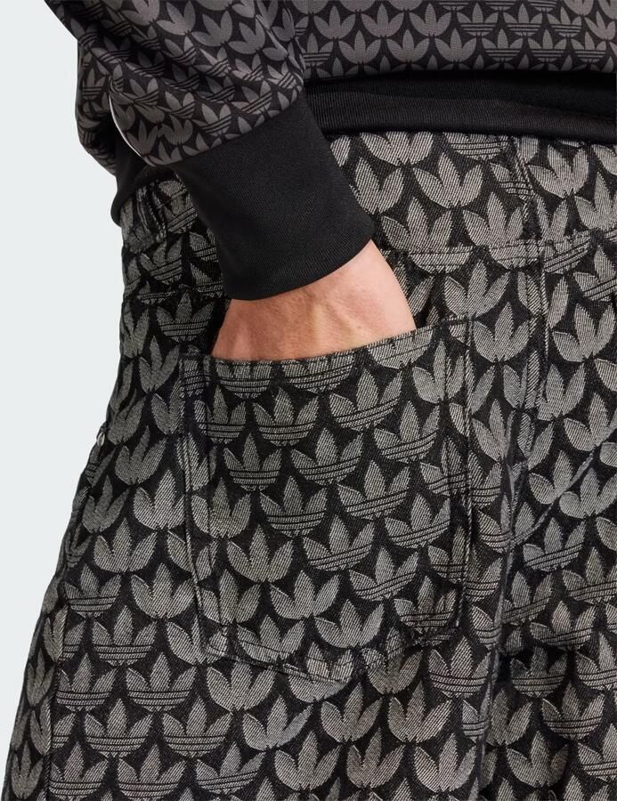 Adidas DENIM LOOSE-FIT MONOGRAM BROEK - Foto 4