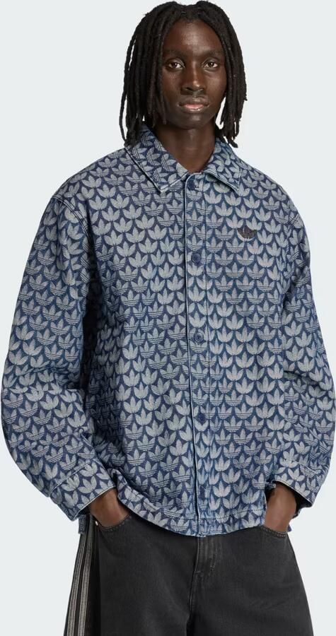 Adidas Originals Regular Fit jack in denimlook model 'Monogram' - Foto 5