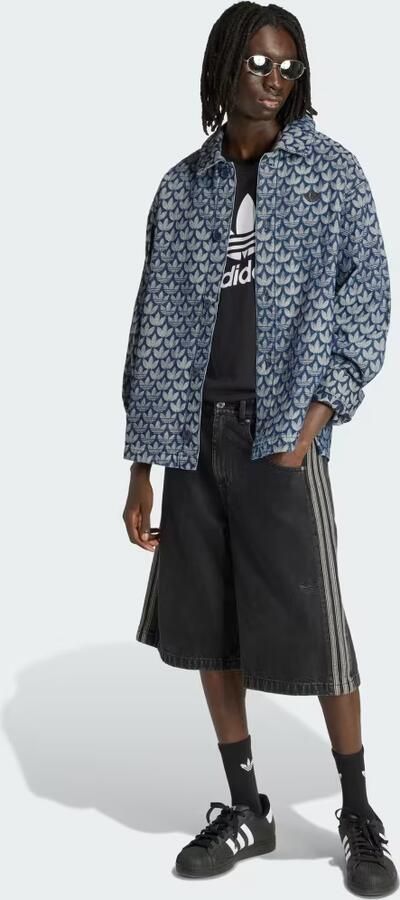 Adidas Originals Regular Fit jack in denimlook model 'Monogram' - Foto 8