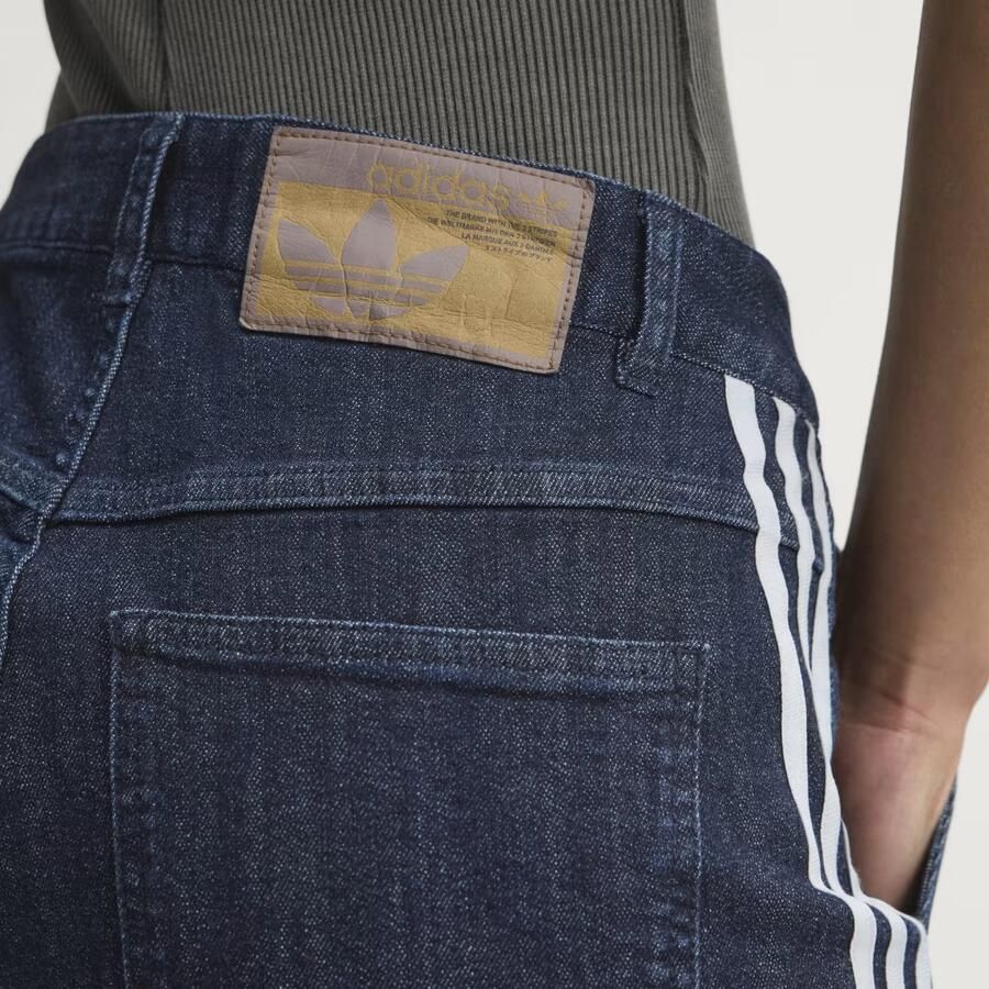 Adidas DENIM PLEATS WIDE LEG BROEK - Foto 3