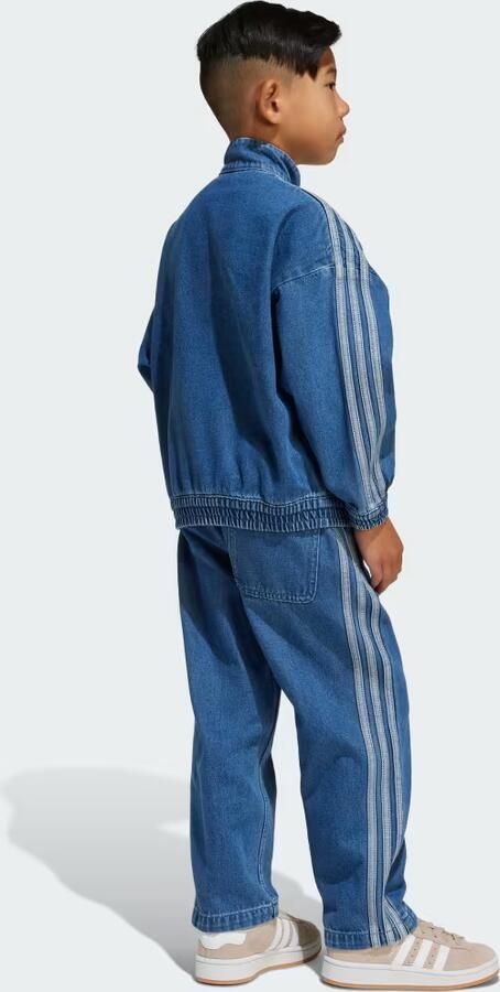 Adidas Originals Firebird Denim Tracksuit Children Blauw - Foto 5