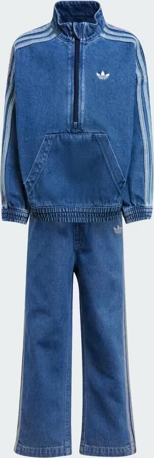 Adidas Originals Firebird Denim Tracksuit Children Blauw - Foto 7