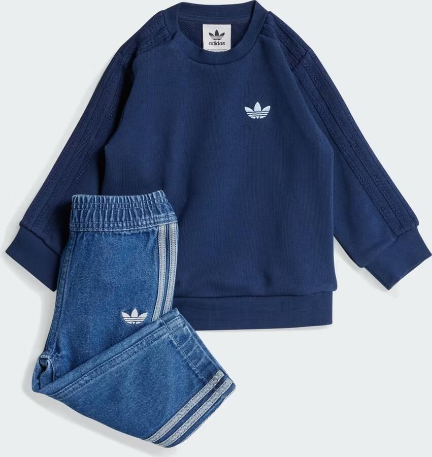 Adidas Denim Set Kids Blauw Kind Blauw - Foto 5
