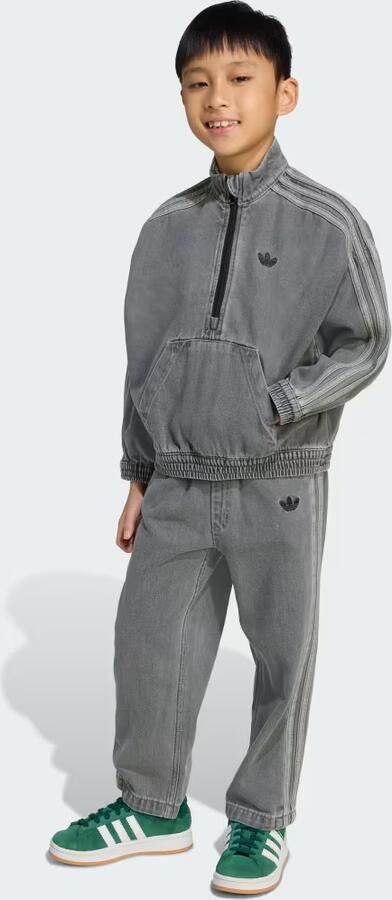 Adidas Originals Firebird Denim Tracksuit Children Grijs Kind Grijs - Foto 7
