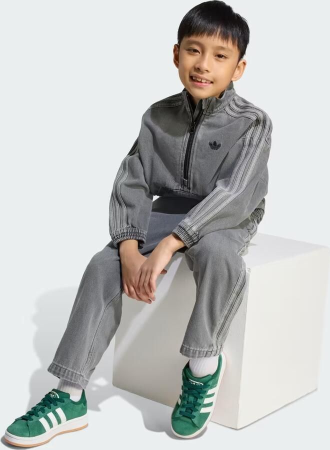 Adidas Originals Firebird Denim Tracksuit Children Grijs Kind Grijs - Foto 3