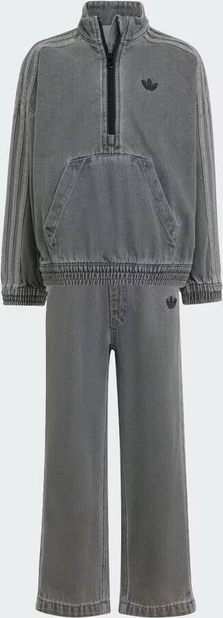 Adidas Originals Firebird Denim Tracksuit Children Grijs Kind Grijs - Foto 6