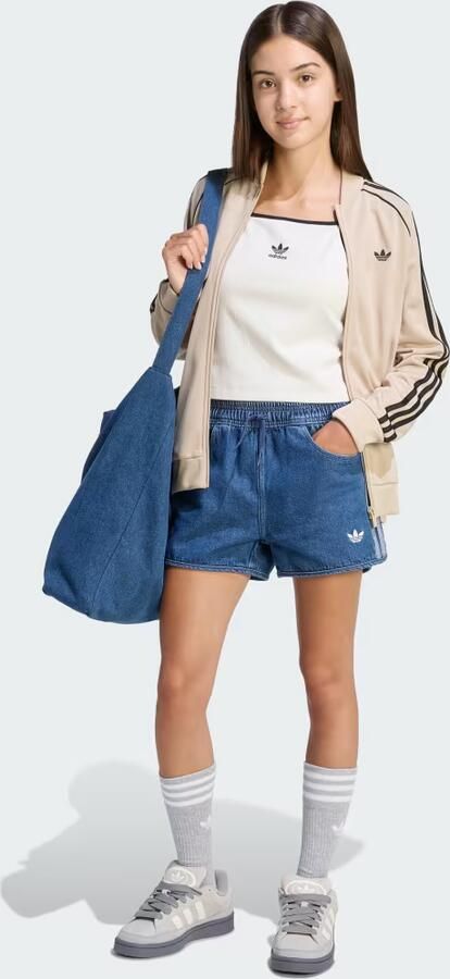 Adidas Originals ' Denim Shorts Junior Blauw Kind Blauw - Foto 7