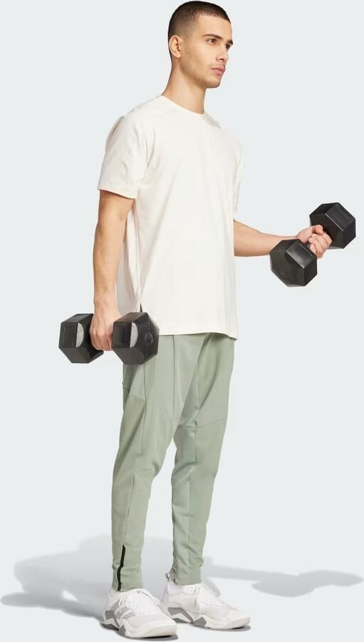 Adidas Training Slim fit trainingsbroek met logoprint - Foto 5