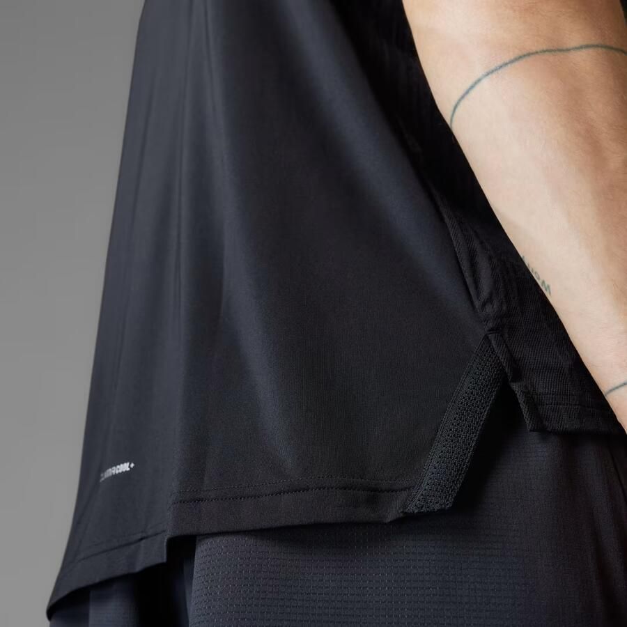 Adidas Designed-for-Training Intensity T-shirt Zwart- Heren Zwart - Foto 2