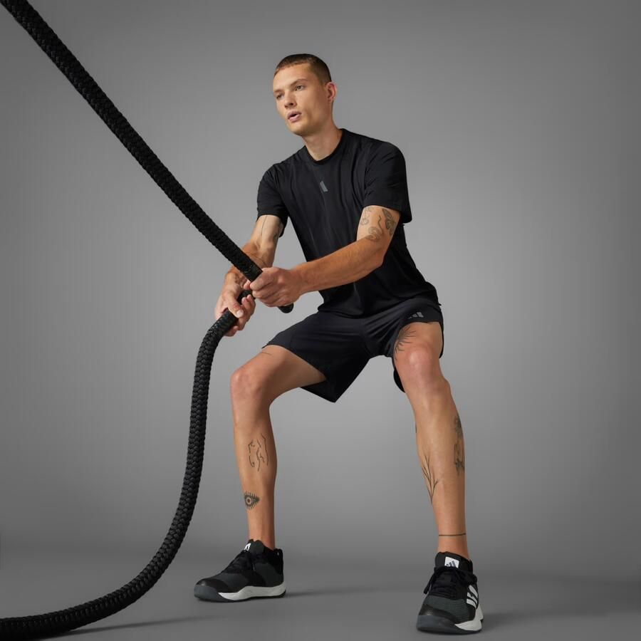 Adidas Designed-for-Training Intensity T-shirt Zwart- Heren Zwart - Foto 3