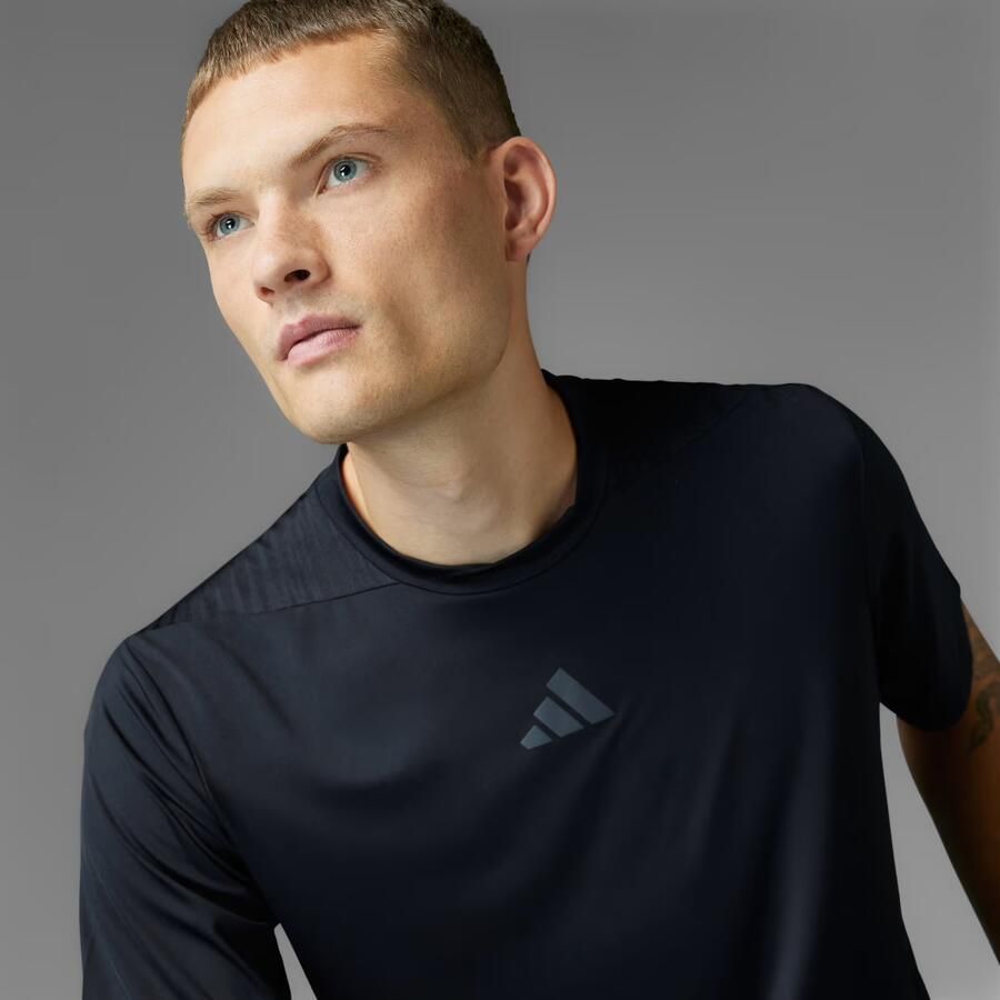 Adidas Designed-for-Training Intensity T-shirt Zwart- Heren Zwart - Foto 5