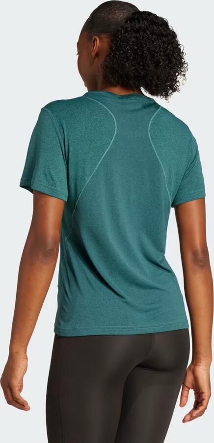 Adidas T-shirt Korte Mouw T-shirt Designed For Training AEROREADY vert - Foto 6