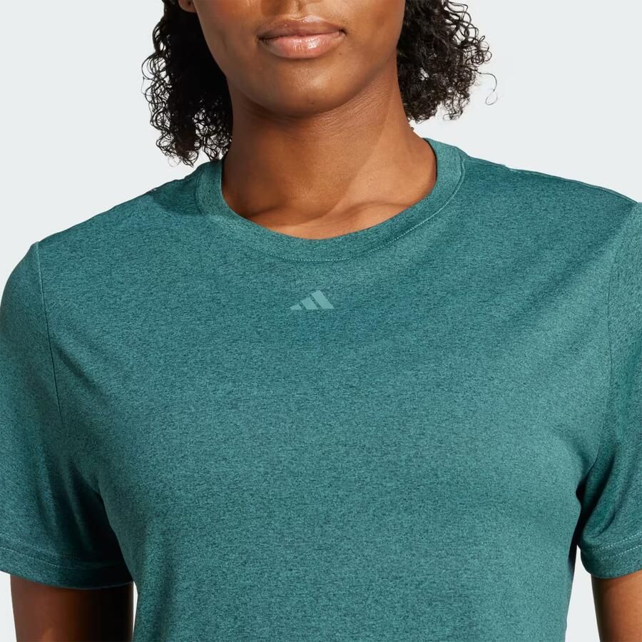 Adidas T-shirt Korte Mouw T-shirt Designed For Training AEROREADY vert - Foto 2