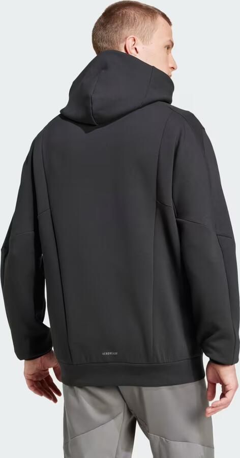 Adidas Training Regular fit sweatjack met logoprint model 'Full' - Foto 6