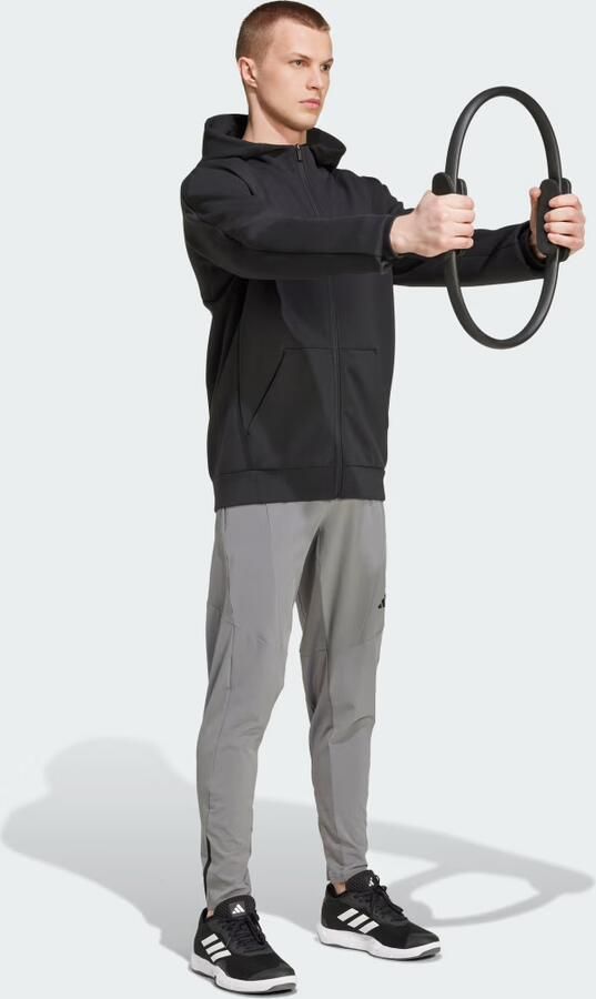 Adidas Training Regular fit sweatjack met logoprint model 'Full' - Foto 5