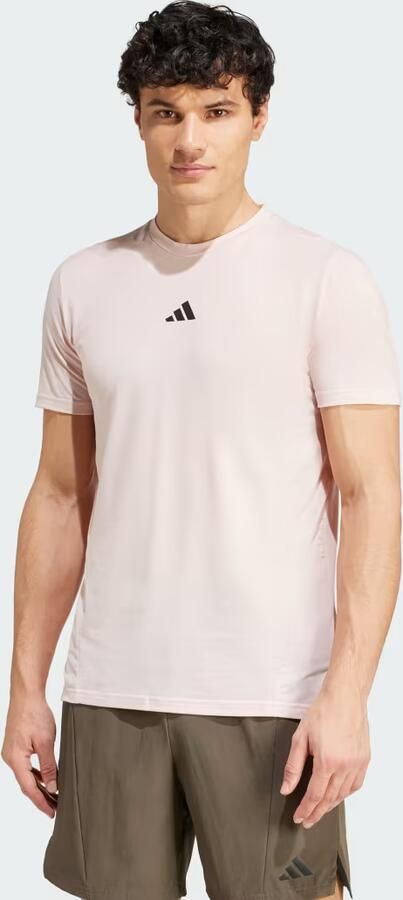 Adidas Designed for Training Workout T-shirt Roze- Heren Roze - Foto 6