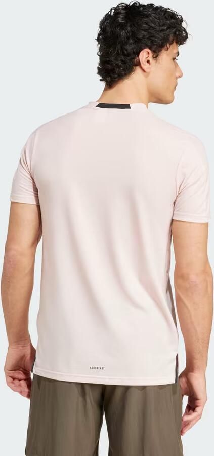 Adidas Designed for Training Workout T-shirt Roze- Heren Roze - Foto 5
