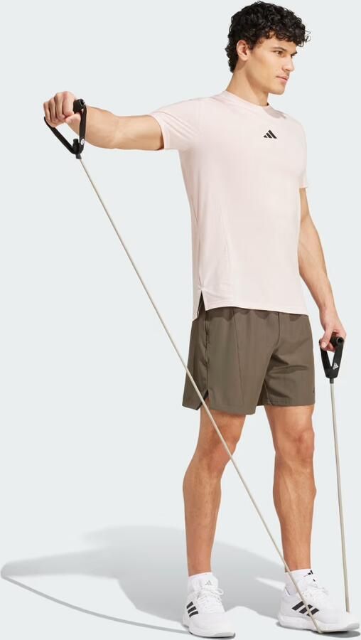 Adidas Designed for Training Workout T-shirt Roze- Heren Roze - Foto 4