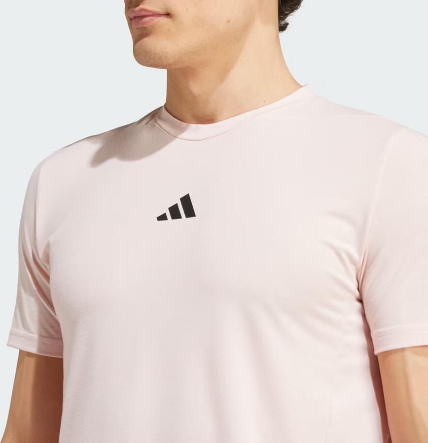 Adidas Designed for Training Workout T-shirt Roze- Heren Roze