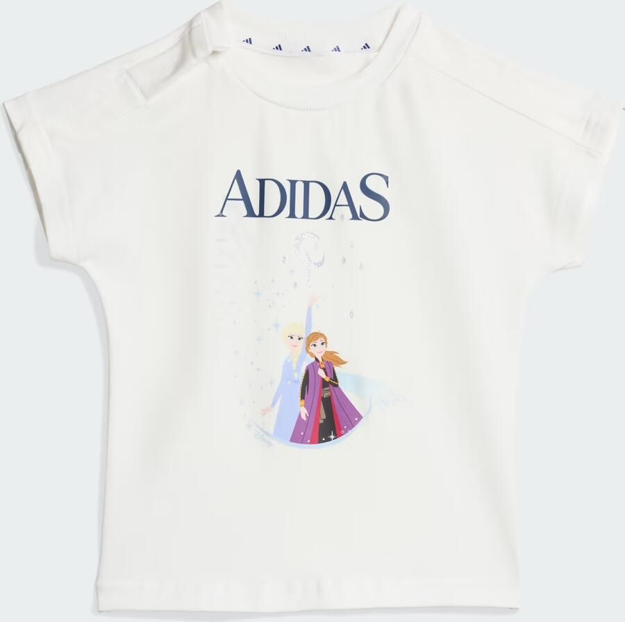 Adidas ' Frozen T-shirt shorts Set Infant Wit - Foto 2