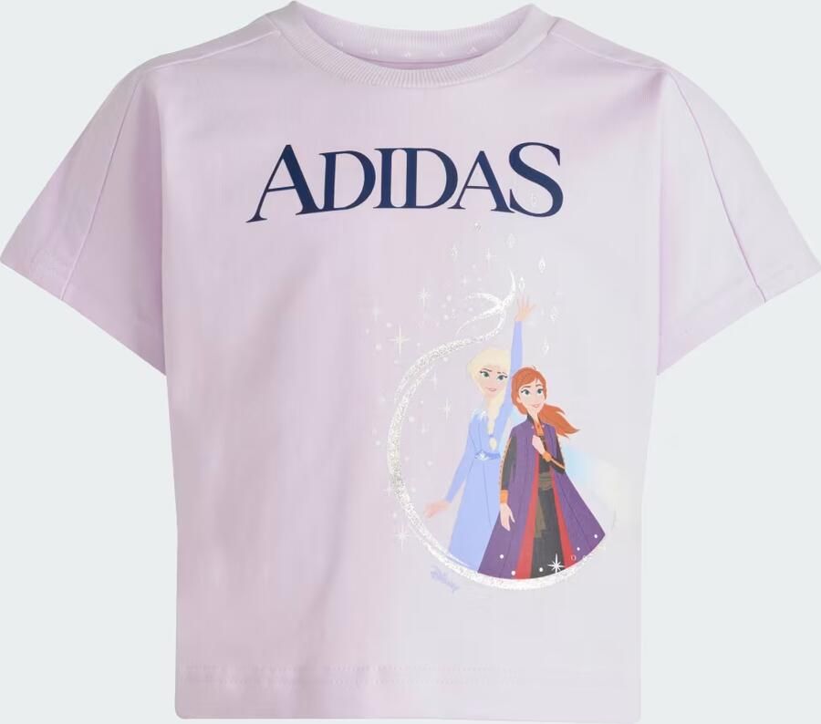 Adidas Originals ' Frozen T-Shirt Shorts Set Children Paars - Foto 2