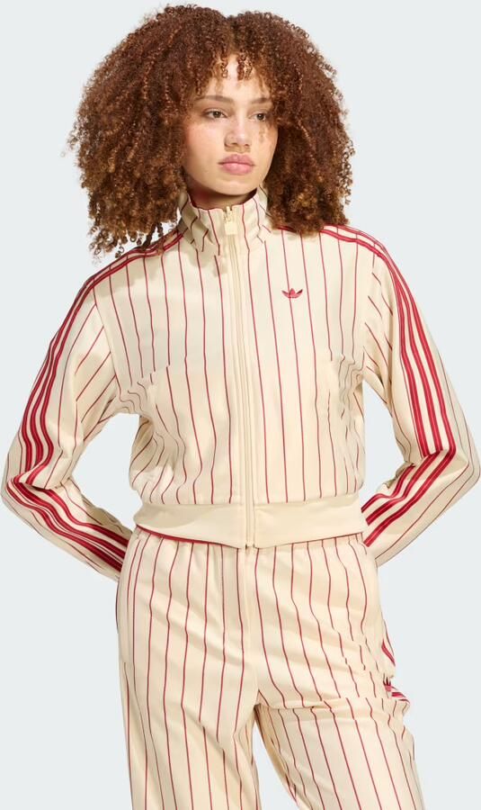 Adidas Originals Regular fit sweatjack met keeroptie en logo-stitchings