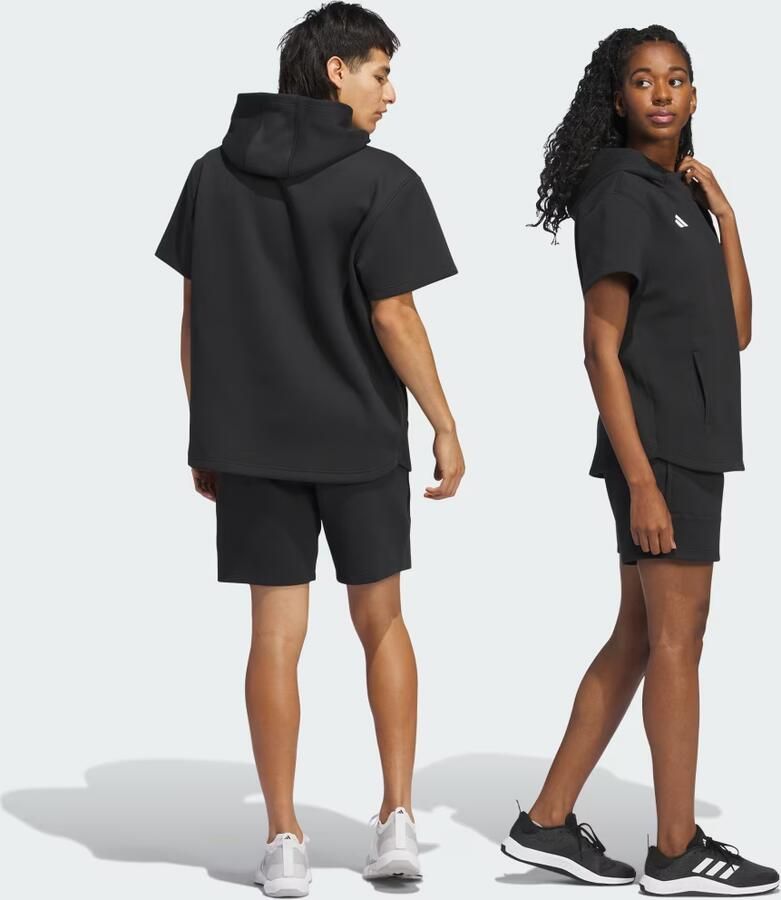 Adidas Dugout Hoodie met Korte Mouwen (Uniseks) - Foto 3
