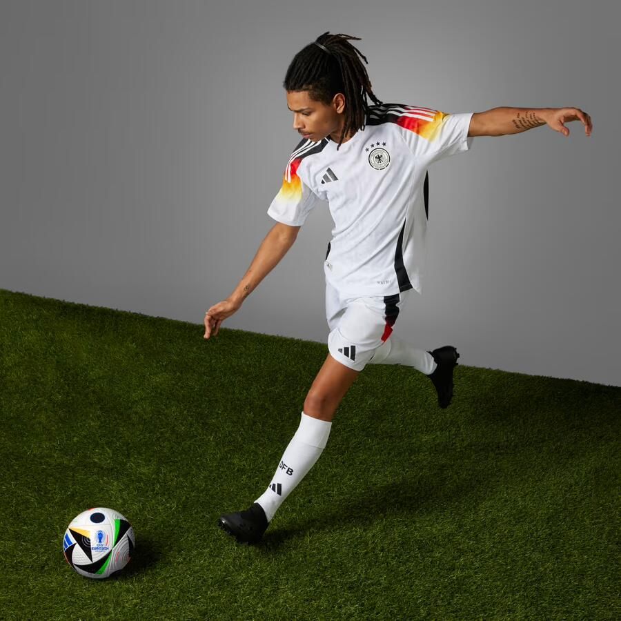 Adidas Duitsland 2024 Authentiek Thuisshirt Wit- Heren Wit - Foto 4