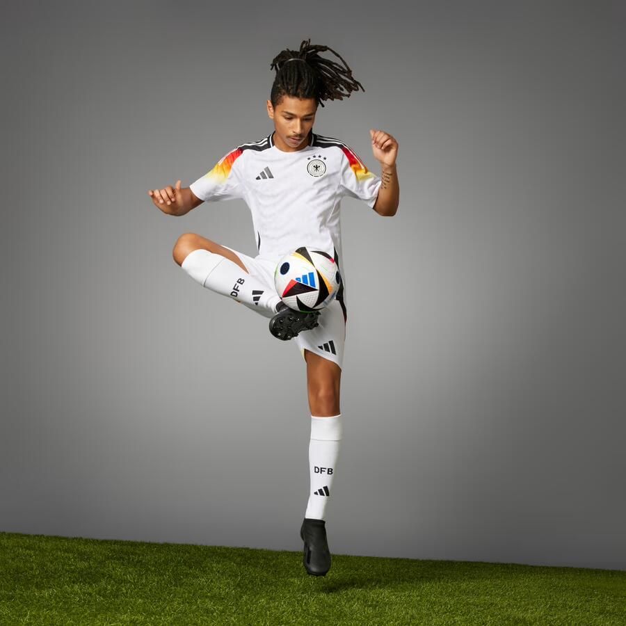 Adidas Duitsland 2024 Authentiek Thuisshirt Wit- Heren Wit - Foto 5