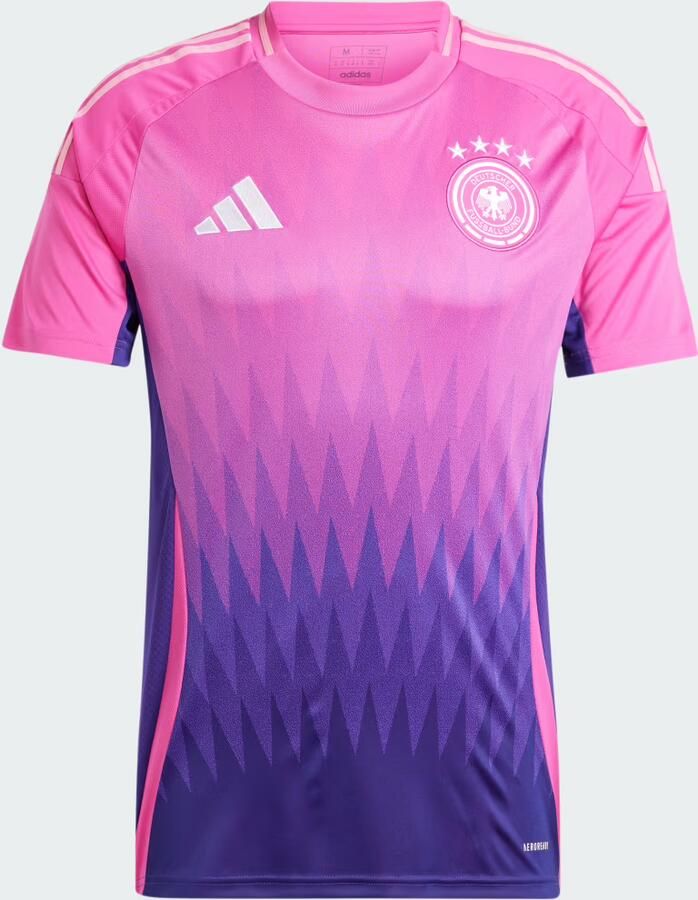 Adidas Germany 2024 25 Away Shirt Semi Lucid Fuchsia Team Colleg Purple- Heren Semi Lucid Fuchsia Team Colleg Purple - Foto 2