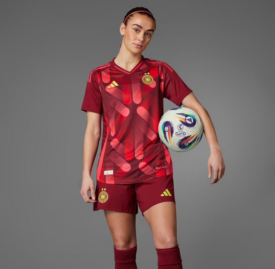 Adidas Duitsland 25 (Vrouwenelftal) Authentiek Uitshirt