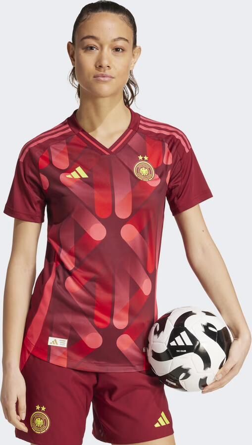 Adidas Duitsland 25 (Vrouwenelftal) Authentiek Uitshirt - Foto 3