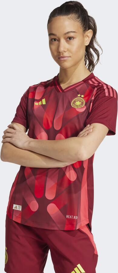 Adidas Duitsland 25 (Vrouwenelftal) Authentiek Uitshirt