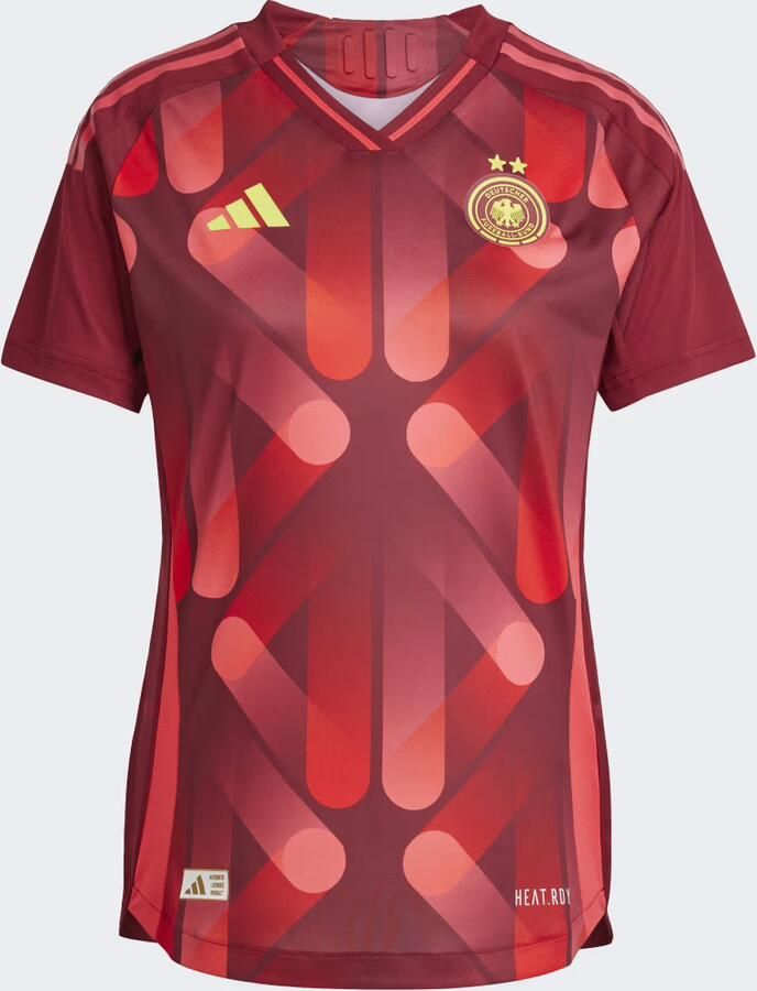 Adidas Duitsland 25 (Vrouwenelftal) Authentiek Uitshirt - Foto 2