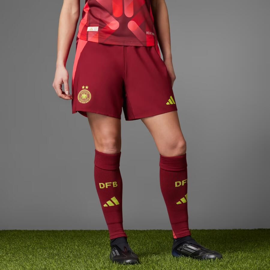 Adidas Duitsland 25 (Vrouwenelftal) Authentieke Uitshort