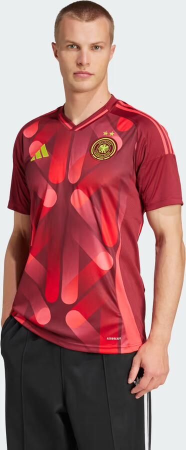 Adidas Germany WEC 2025 Shirt Bordeaux- Heren Bordeaux - Foto 6