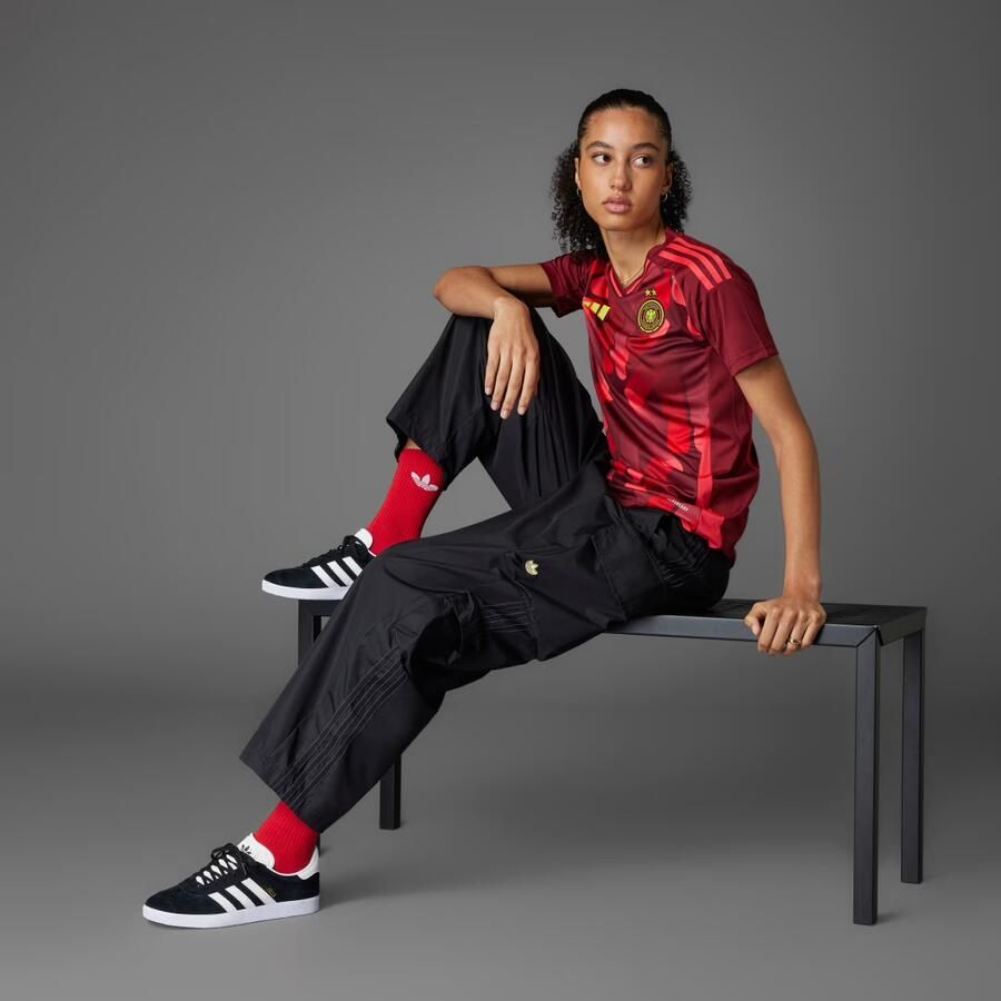 Adidas Originals DFB 25 (Women's Team) Away Jersey Women Trainingspakken rood Maat S Kleding - Foto 4