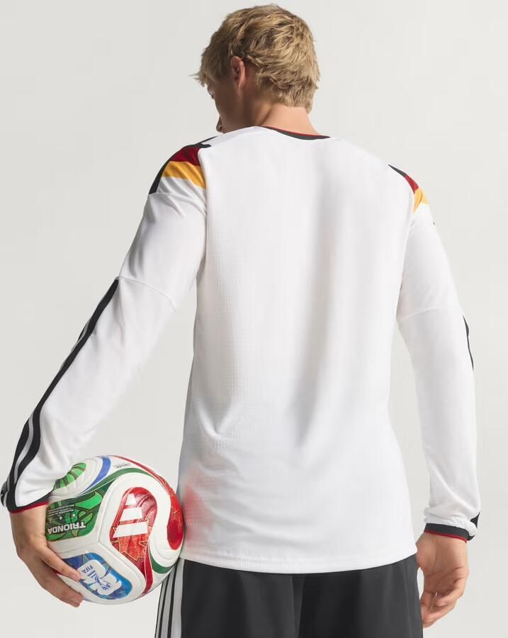 Adidas Duitsland 26 Authentiek Thuisshirt met Lange Mouwen - Foto 6