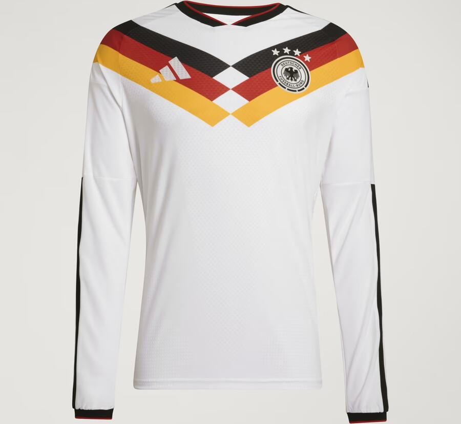 Adidas Duitsland 26 Authentiek Thuisshirt met Lange Mouwen - Foto 4