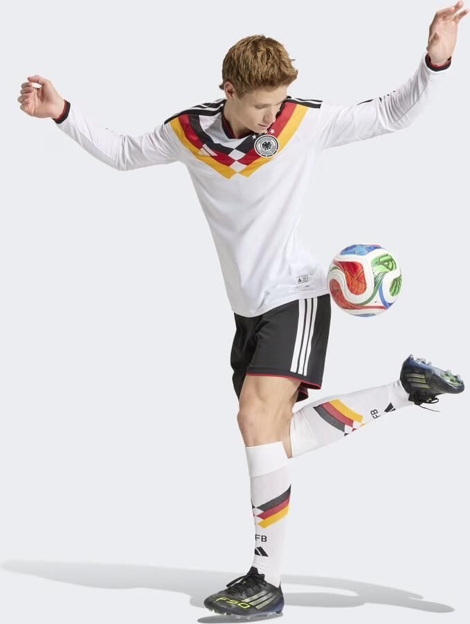 Adidas Duitsland 26 Authentiek Thuisshirt met Lange Mouwen - Foto 2