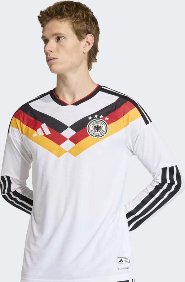 Adidas Duitsland 26 Authentiek Thuisshirt met Lange Mouwen - Foto 5