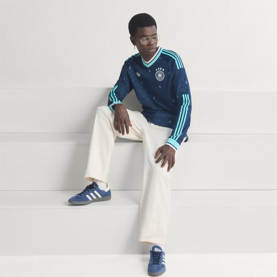 Adidas Duitsland 26 Authentiek Uitshirt met Lange Mouwen - Foto 2