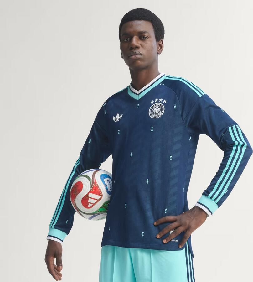 Adidas Duitsland 26 Authentiek Uitshirt met Lange Mouwen - Foto 5