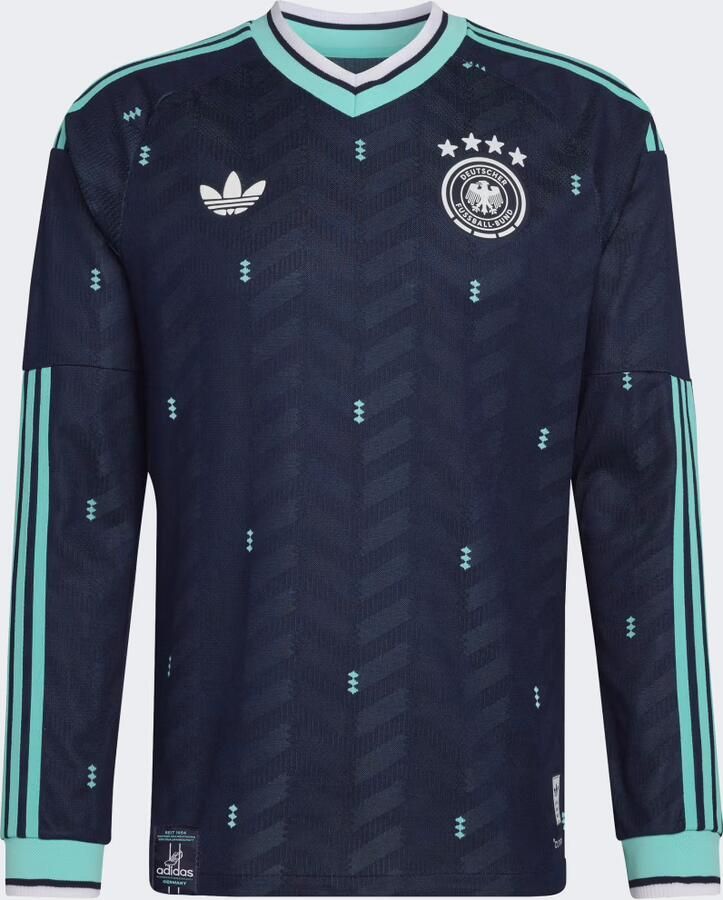 Adidas Duitsland 26 Authentiek Uitshirt met Lange Mouwen - Foto 2