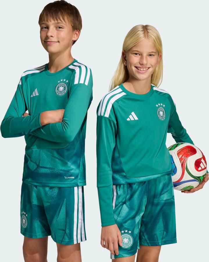 Adidas Duitsland 26 Thuis Keepersshirt met Lange Mouwen Kids
