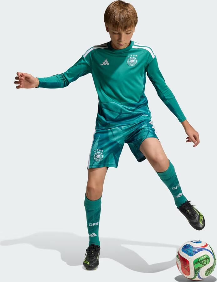 Adidas Duitsland 26 Thuis Keepersshirt met Lange Mouwen Kids - Foto 3