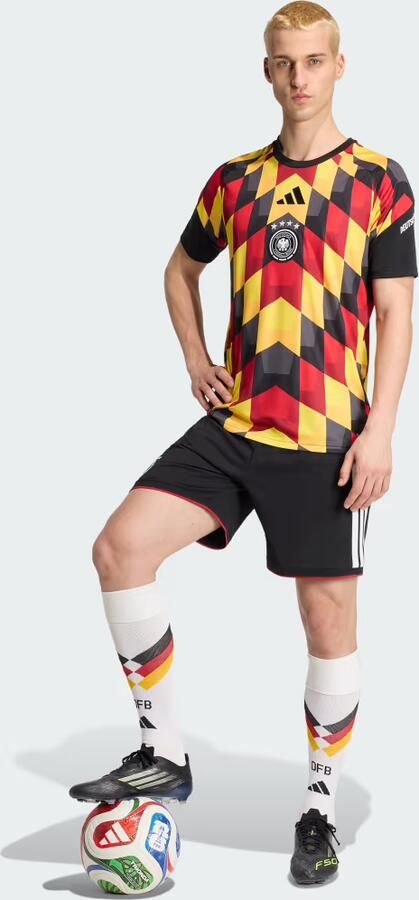 Adidas Germany 2026 Pre Match Shirt Zwart- Heren Zwart - Foto 6