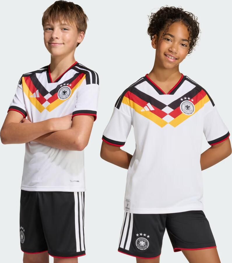 Adidas Originals DFB Home Kids Jersey World Cup 2026 Unisex Jersey's wit Kleding - Foto 4